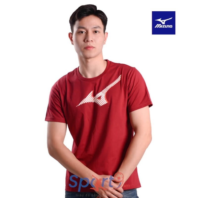 MIZUNO ÁO THỂ THAO T-SHIRT NAM MIZUNO ĐỎ